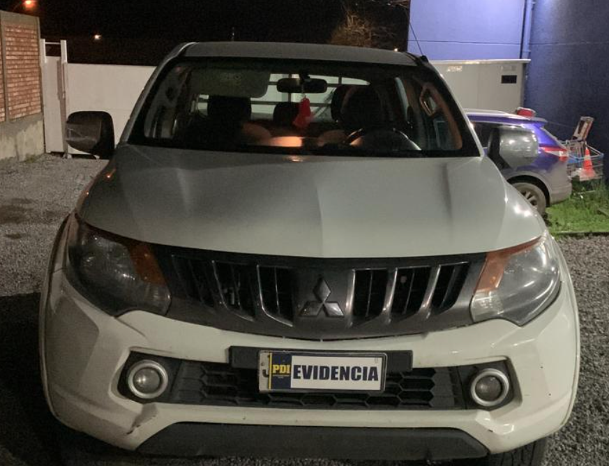 Auto incautado PDI villarrica