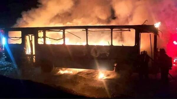 Bus Incendio Carahue