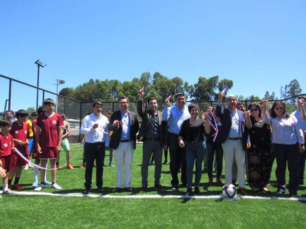Inauguración cancha Loncoche