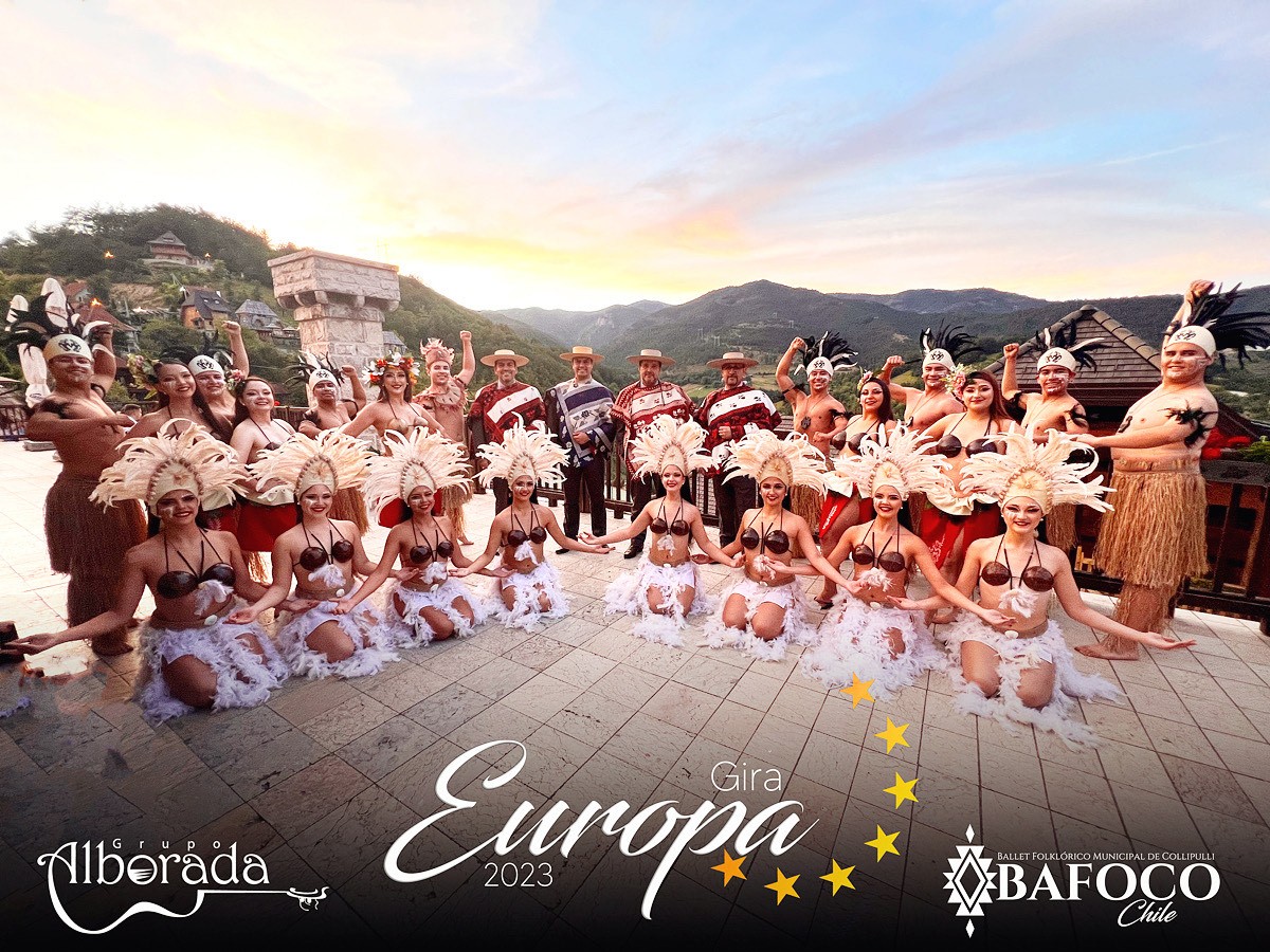 Más de 20 mil espectadores vieron al Ballet Folclórico Municipal de Collipulli en su gira por Europa 2