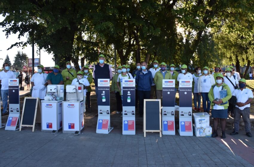  Vendedores de Playa Reciben Kit Sanitarios en Villarrica