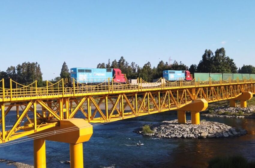  Con Nuevos Puentes Toltén y Cautín EFE Retoma Tráfico de Trenes de Carga Desde Los Ríos