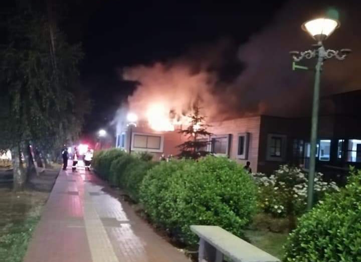  Protestas Dejan Dependecias Del Municipio Incendiadas en Villarrica