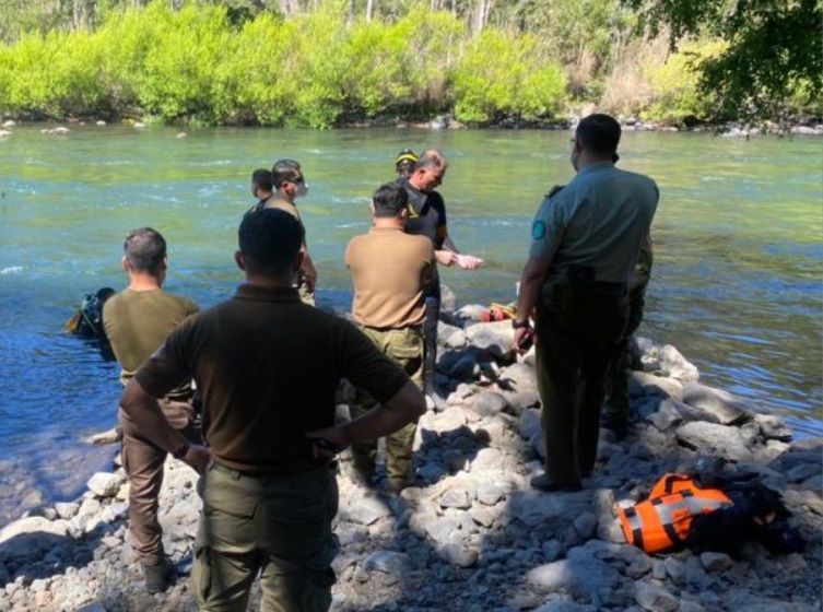  Encuentran Cuerpo de Joven de Villarrica Que Cayó al Río Trancura el 11 de Enero de Este Año