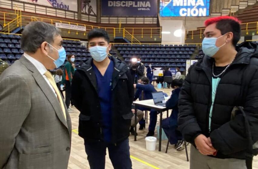  Autoridades Regionales Llaman a Jóvenes de La Araucanía a Vacunarse Contra el Covid-19
