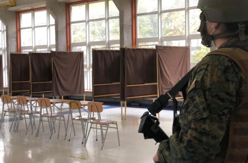  Más de 1.600 Efectivos Militares Custodian Locales de Votación en La Araucanía