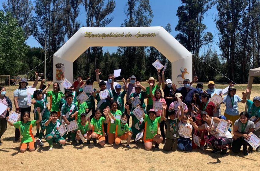  Lumaco desarrolló exitosos “Juegos Deportivos de la Inclusión y la Amistad”
