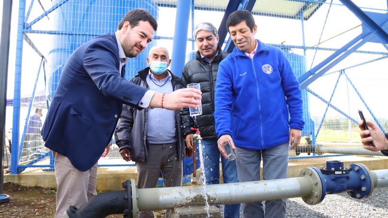 Gobierno regional inaugura dos proyectos de agua potable rural para familias de la comuna de Saavedra