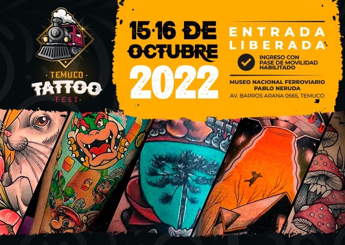  En Temuco Se Realizará el “Tattoo Fest”  Este Sábado 15 Y Domingo 16 de octubre