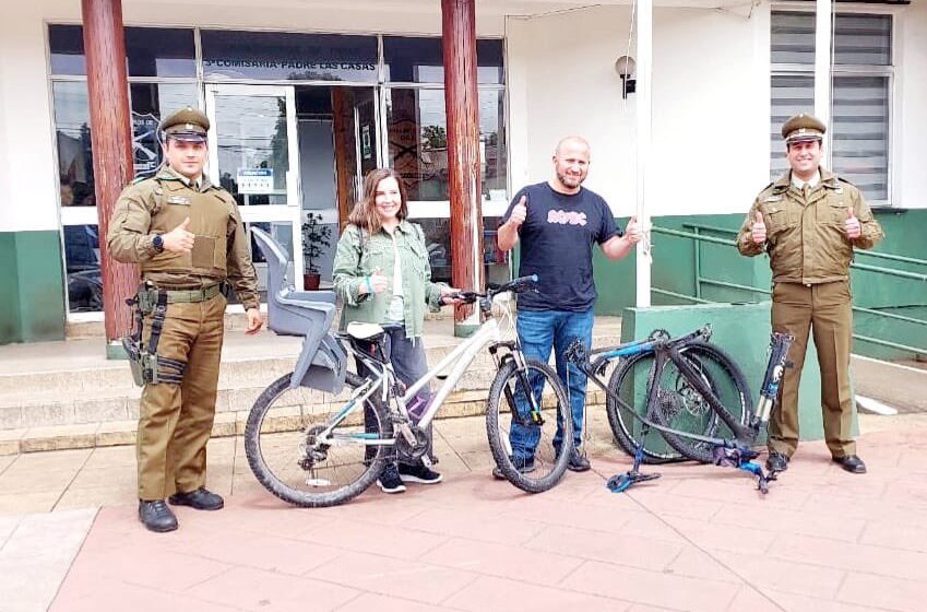  Carabineros De Padre Las Casas Recupera Bicicletas Robadas En Temuco