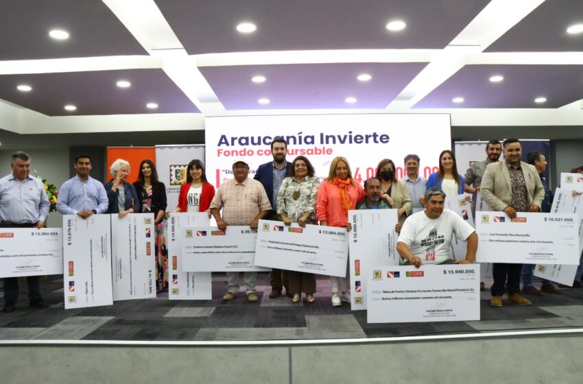  Gobernador Rivas Realizó La Entrega De Recursos Para 118 Micro, Pequeñas Y Medianas Empresas De Cautín