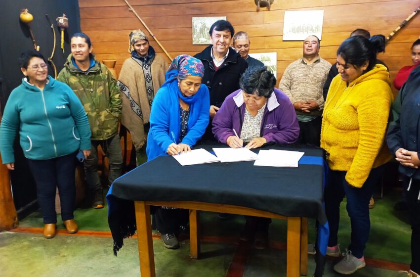  Bienes Nacionales, Conaf Y Comunidades De Curarrehue Firman Acuerdo Por Parque Nacional Villarrica