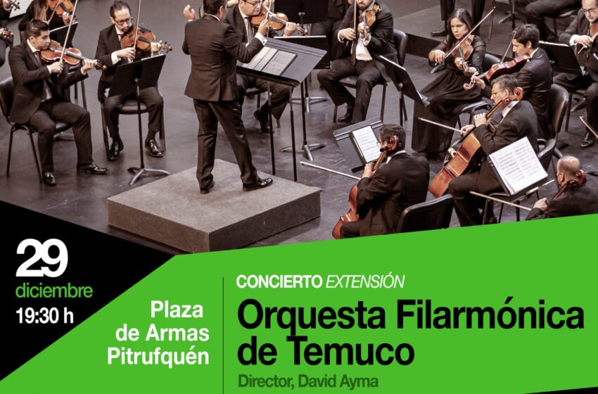  Por Gestión Del Rotary El Jueves 29 De Diciembre Se Presentará En Pitrufquén La Orquesta Filarmónica De Temuco