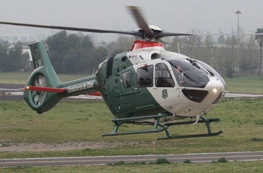  Con Helicóptero Carabineros Brinda Protección A Funcionarios Atacados A Balazos Este Mediodía En Galvarino