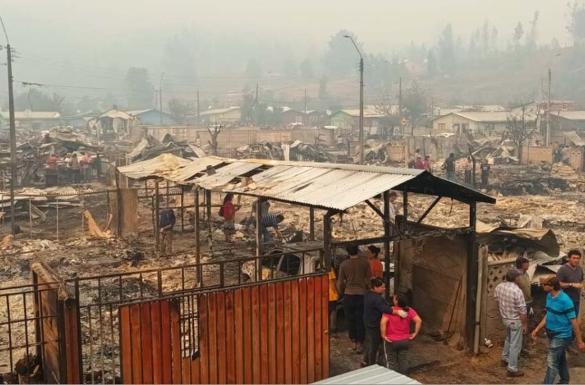  Catastrófico: 76 Casas Al Momento Destruidas En Purén Por Incendios Forestales