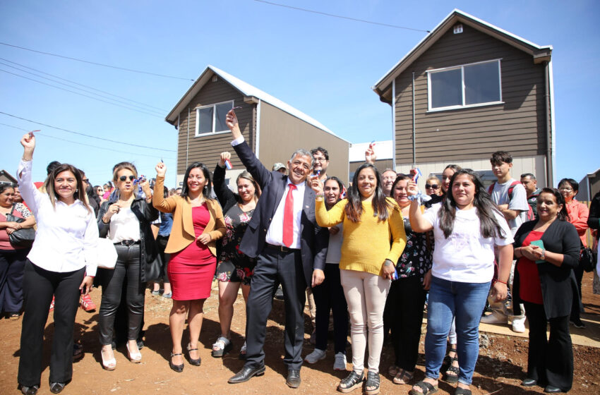  Alcalde De Collipulli Inaugura 116 Viviendas Para Familias Proveniente De Campamentos
