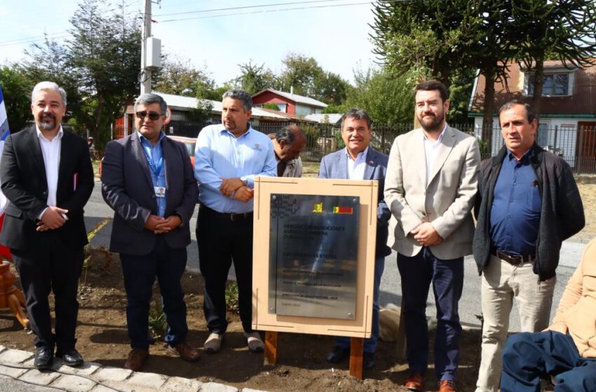  Gobernador Rivas Inauguró Moderna Área Verde En La Principal Arteria Vial De Curacautín