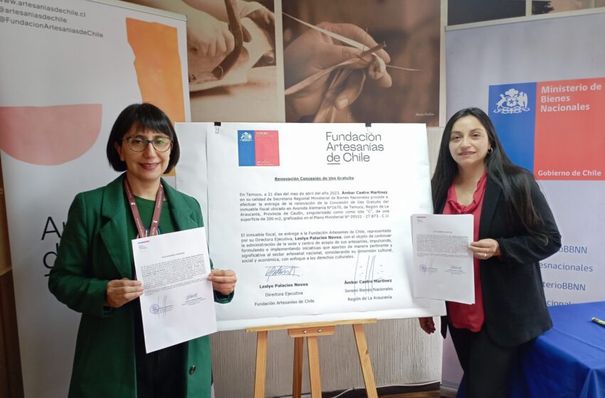  En La Araucanía Bienes Nacionales Renueva Concesión Con Fundación Artesanías De Chile