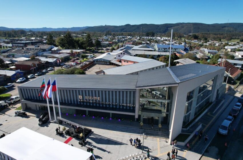  Toltén Inauguró Moderno Edificio Municipal Con Aportes Del Gobierno Regional
