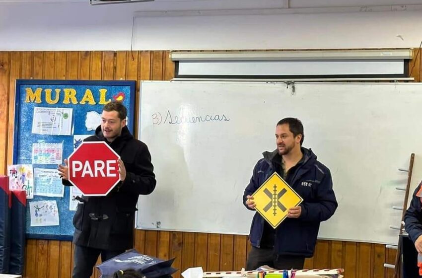  Comenzaron Charlas Informativas Sobre Educación Y Seguridad Ferroviaria En Colegios De Pitrufquén