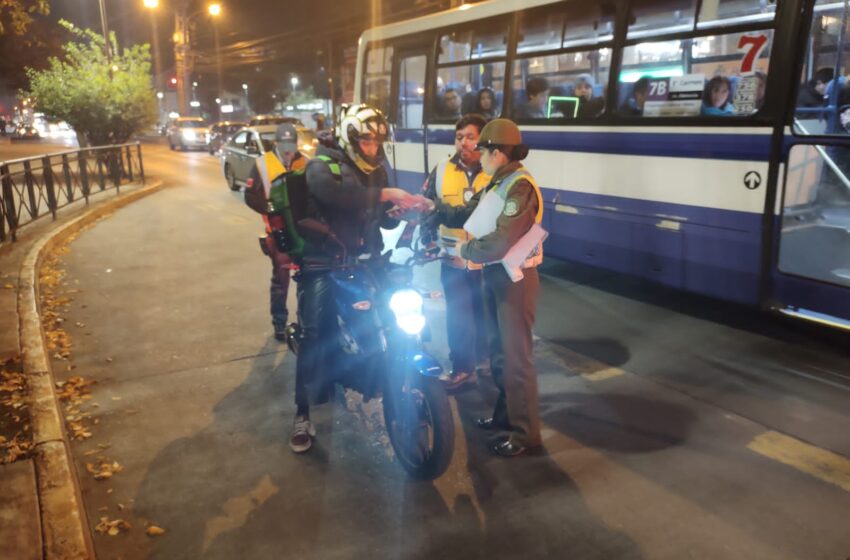  Operativo Conjunto En Temuco Bajo El Plan «Calles Protegidas» Enfocado En Motociclistas