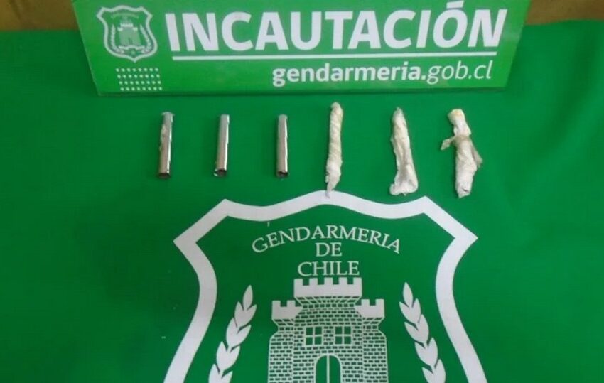  En Pitrufquén Gendarmería Decomisó 3 Cilindros Metálicos Con Cocaína Que Eran Lanzados Al Techo De La Cárcel