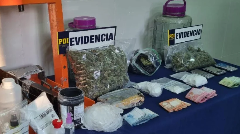  Un Colombiano Y Un Venezolano Detenidos Por La PDI Al Ser Descubiertos Con Un Delivery De Drogas