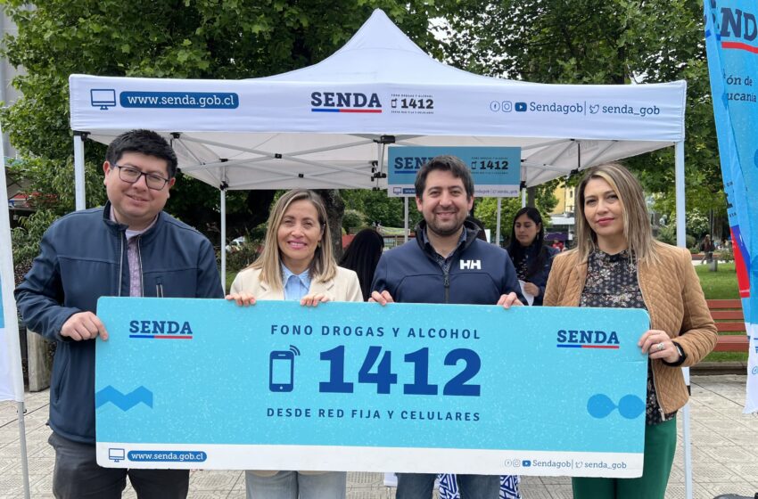  Senda Araucanía lanza campaña centrada en el acceso a tratamiento del consumo de drogas «1412, Esto Es Sin Juzgar»