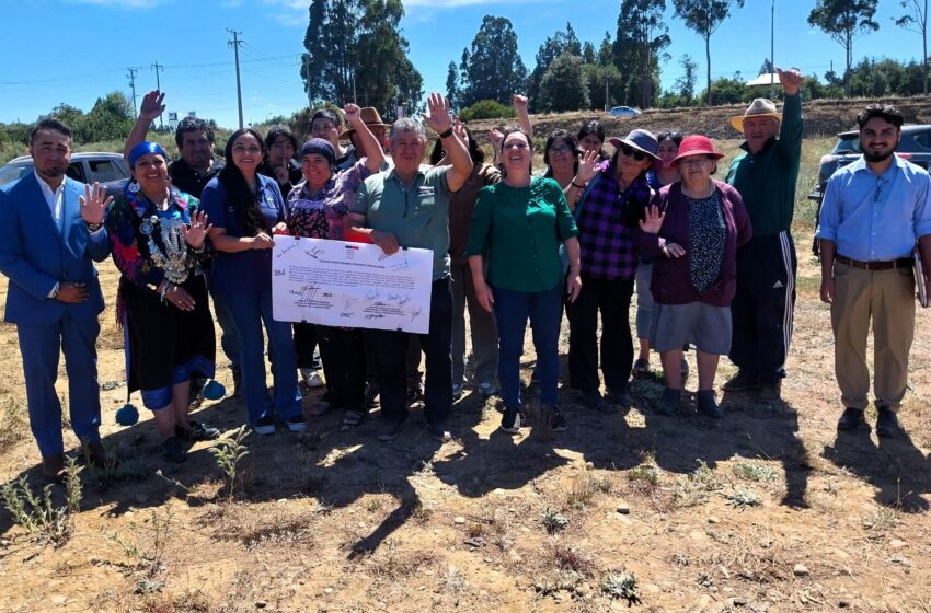  Bienes Nacionales De La Araucanía Apoya A Comité De Agricultores Mapuche De Nueva Imperial Y Entrega Concesión De Terreno