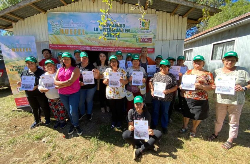  En Pitrufquén Mujeres Del Comité De Pequeños Agricultores De Huefel Recibieron Certificación
