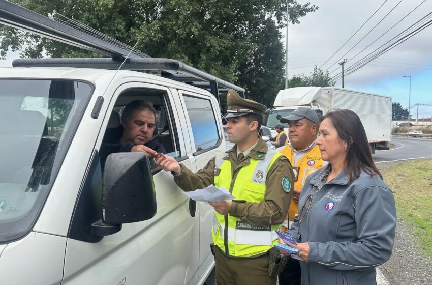  Refuerzo de Seguridad Vial: Autoridades regionales y Carabineros trabajan para un Fin de Semana Largo seguro