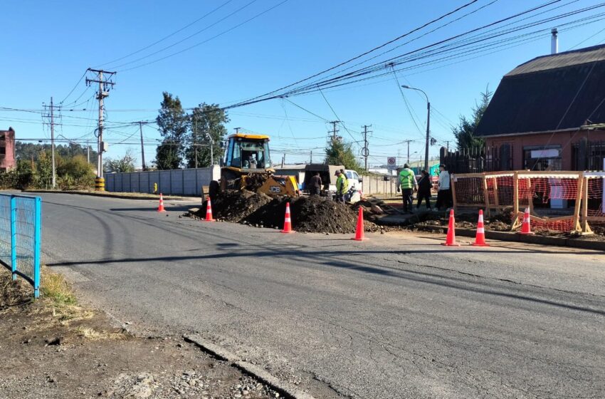  Hoy martes 19 de marzo: cortes de calles ante trabajos de obras municipales en Pitrufquén