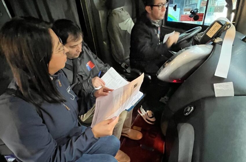  Dirección Regional del Trabajo aplica 6 multas en inspecciones a buses interurbanos durante el fin de semana santo