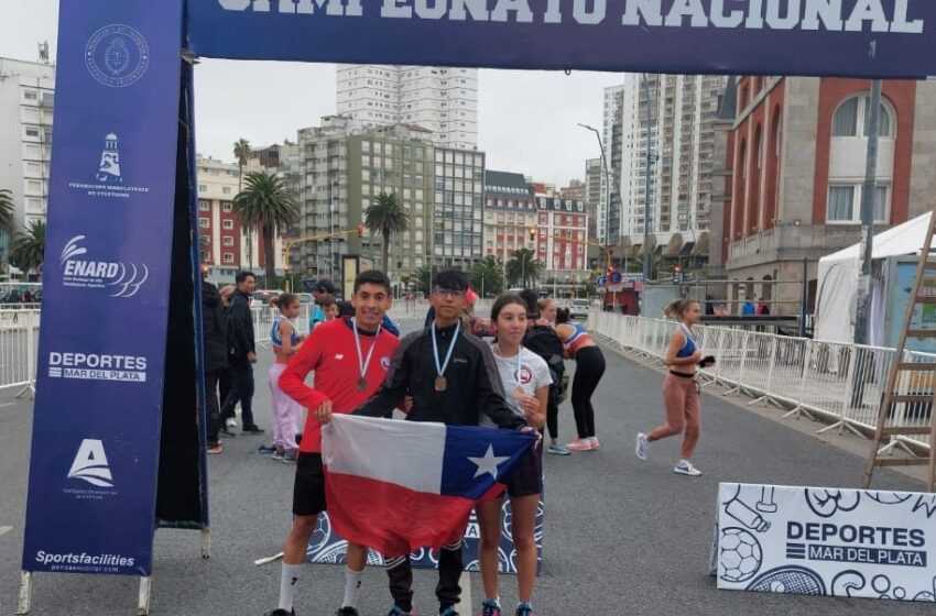  Hazaña deportiva: Atletas de la Araucanía brillan en Campeonato Nacional de Marcha Atlética en Argentina