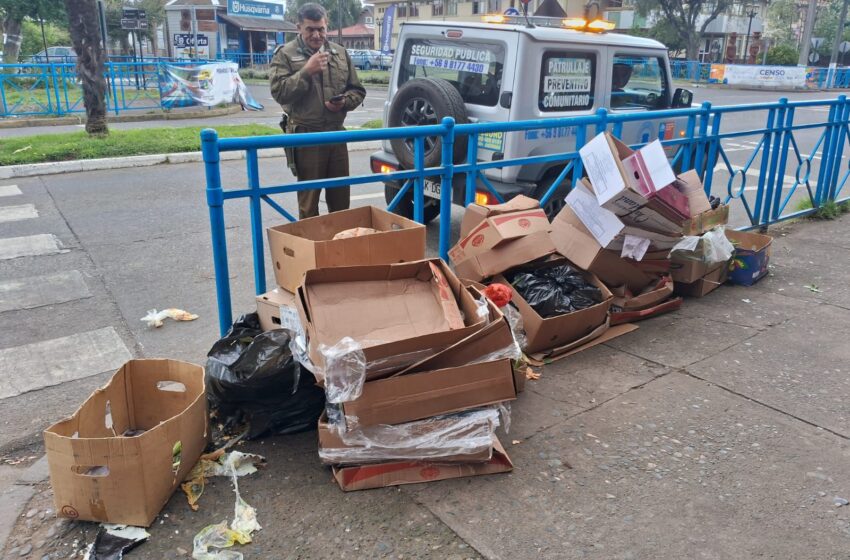  Municipio De Pitrufquén Intensifica Fiscalizaciones Por Residuos Domiciliarios En Espacios Públicos