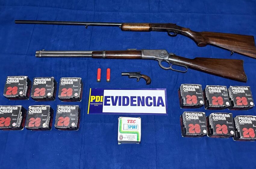  PDI De Temuco Recuperó Armas Y Munición En La Comuna De Quillón Región Del Ñuble En Plan “Calles Sin Violencia”