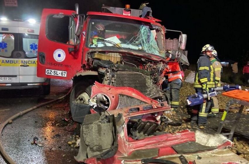  El Alcohol Provoca Otro Violento Accidente Entre Dos Camiones En Ruta Mariquina-Valdivia