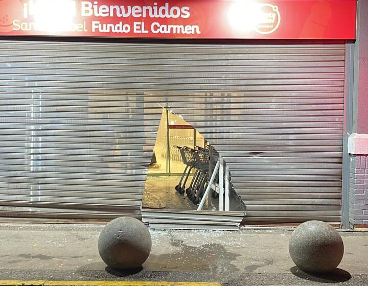  Explosión en supermercado de Temuco resulta ser robo frustrado