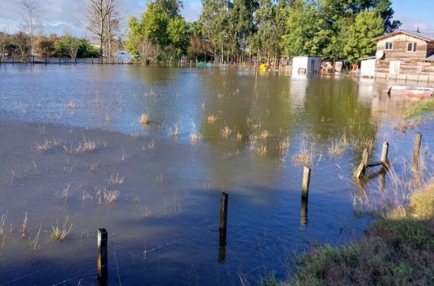 Declaran Alerta Roja para cuatro comunas de La Araucanía por amenaza de desbordes de ríos