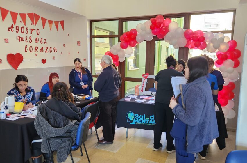  CESFAM de Pitrufquén concluye mes del corazón con feria de promoción y prevención en salud