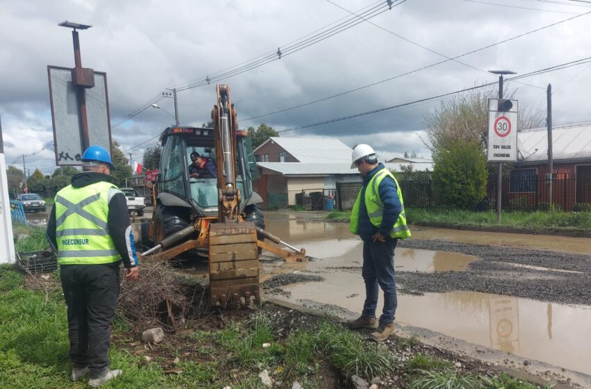  Municipalidad de Pitrufquén a través de declaración pública informa avances en las obras de pavimentación de calle camino Toltén