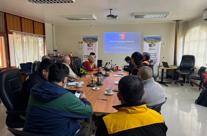  COGRID comunal de Pitrufquén coordina acciones para prevenir incendios en temporada estival