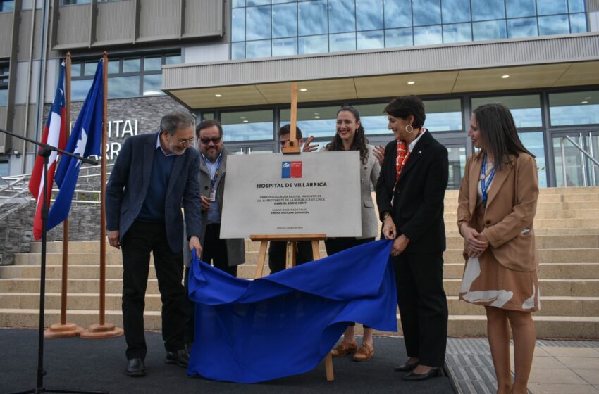  Ministra de Salud Ximena Aguilera encabeza inauguración del nuevo Hospital Nodo Lacustre de Villarrica