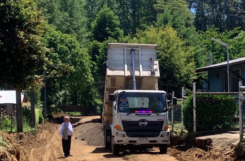  Continúan Trabajos De Pavimentación De Calles En Villa San Pedro De Pucón